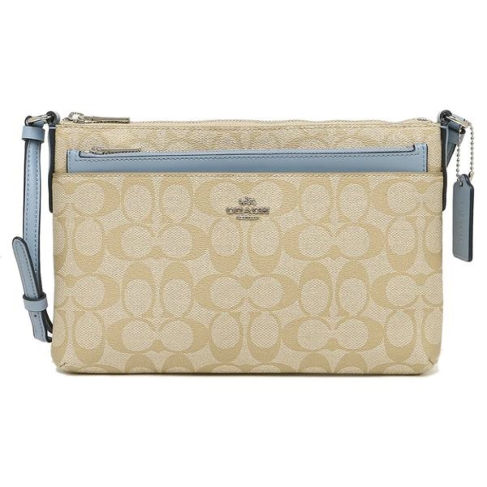 💰SOLD NWT Coach East/West Crossbody Plus Pouch